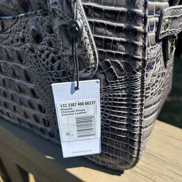 Brahmin 👜 Micaela Charcoal Zinnia. NWT - Picture 11 of 11